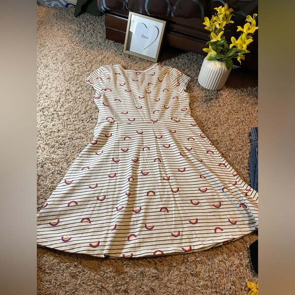 Wonder Nation Dress and Old Navy Denim skirt 2 Pieces Combined both are SZ 7 EUC - Picture 2 of 15